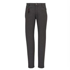 NWT Pescarolo Nerano M Pants Trousers Mens 54 36 Dark Gray Straight Leg 5 Pocket